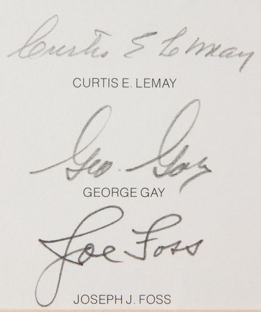 Lot #372 Great Moments in Aviation History: 'Great Moments in Aviation History' signed by Armstrong, Doolittle, Tibbets, and a dozen more - Image 3