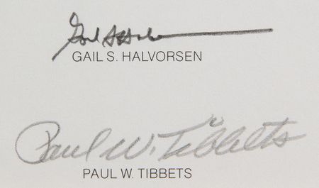 Lot #372 Great Moments in Aviation History: 'Great Moments in Aviation History' signed by Armstrong, Doolittle, Tibbets, and a dozen more - Image 5