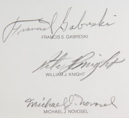 Lot #372 Great Moments in Aviation History: 'Great Moments in Aviation History' signed by Armstrong, Doolittle, Tibbets, and a dozen more - Image 6