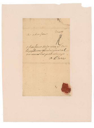 Lot #540 Voltaire Handwritten Letter - Image 1