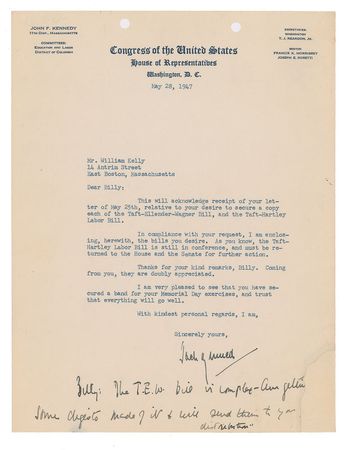Lot #38 John F. Kennedy: The first-term