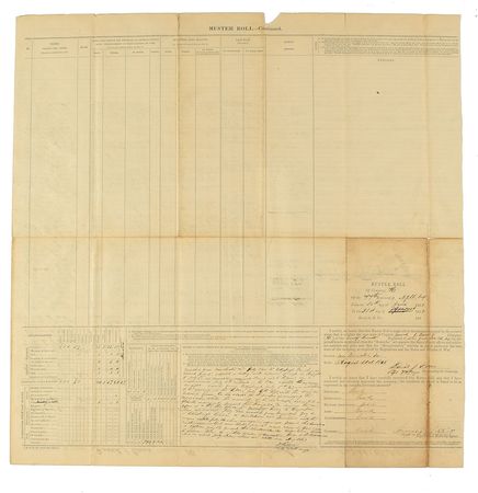 Lot #347 Gettysburg Muster Roll - Image 2