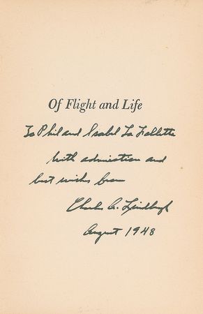 Lot #374 Charles Lindbergh Book - Image 1