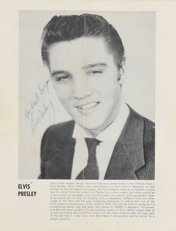 Lot #625 Elvis Presley Program - Image 1