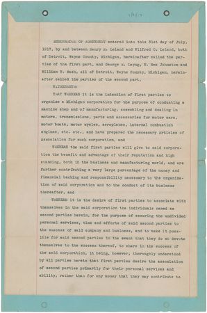 Lot #128 Henry M. Leland: The birth of the 'Lincoln Motor Company' - Image 2
