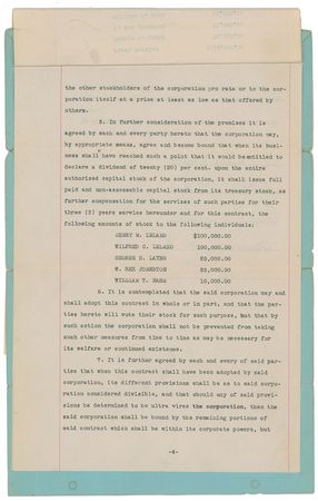 Lot #128 Henry M. Leland: The birth of the 'Lincoln Motor Company' - Image 5