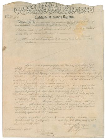 Lot #194 John Barrow Signed Document - Image 2