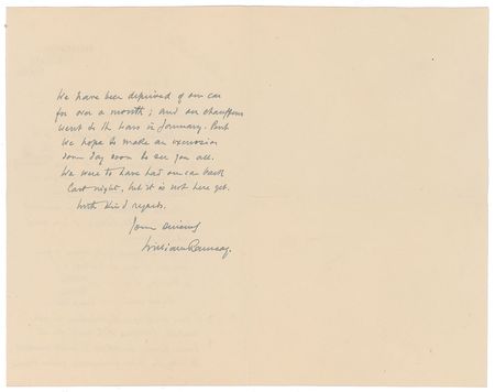 Lot #147 William Ramsay Handwritten Letter Signed - Image 2