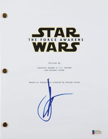 Lot #7548 J. J. Abrams Signed Script - Image 2