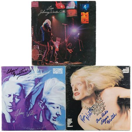 Lot #742 Johnny and Edgar Winter Albums - Image 1