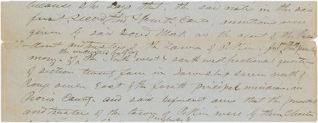 Lot #12 Abraham Lincoln: Sought-after legal document endorsed by 'Honest Abe' - Image 2