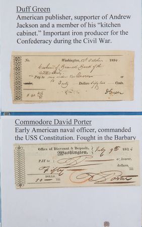 Lot #192 19th Century Notables Checks - Image 3