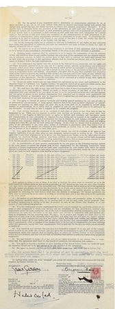 Lot #835 Greer Garson: Greer Garson's first MGM contract - Image 3