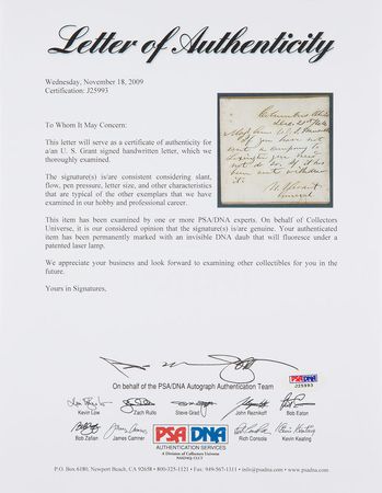 Lot #15 U. S. Grant: Important 1866 letter withdrawing troops after an attack by the James-Younger Gang - Image 4