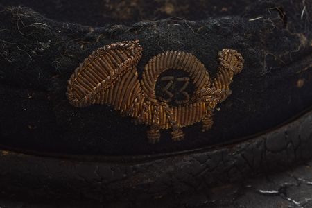 Lot #296 Civil War 33rd Massachusetts Infantry Officer's Kepi Officer'S Kepi - Image 2