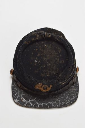 Lot #296 Civil War 33rd Massachusetts Infantry Officer's Kepi Officer'S Kepi - Image 5
