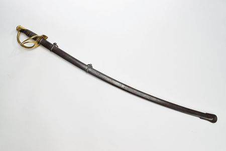 Lot #298 Civil War US Model 1860 Cavalry Saber by Mansfield & Lamb Cavalry Saber - Image 1
