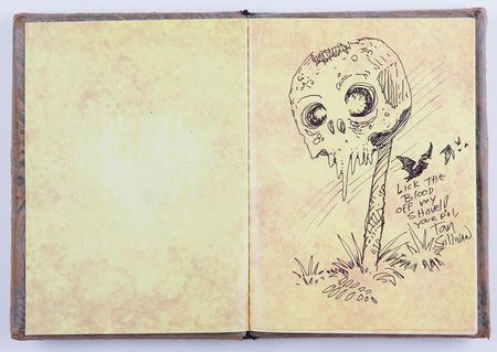 Lot #825 Evil Dead: Tom Sullivan: Ghastly Evil Dead sketches from the film's makeup FX man - Image 3