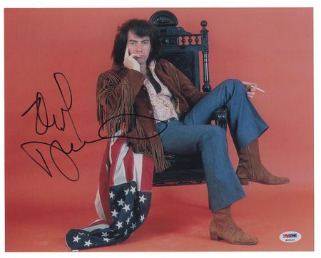 Lot #687 Neil Diamond Signed Photograph - Image 1