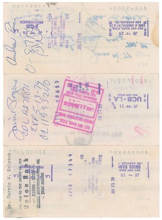 Lot #697 Marvin Gaye Checks - Image 2