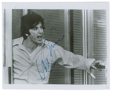 Lot #893 Al Pacino Signed Photograph and Signature - Image 1