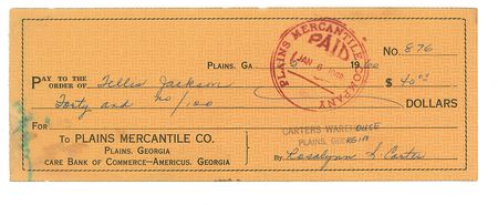 Lot #57 Jimmy and Rosalynn Carter - Image 3