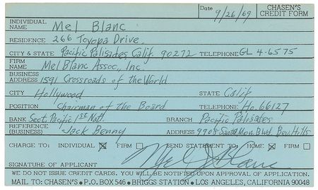 Lot #790 Actors Signed Documents - Image 5