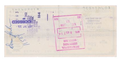 Lot #714 Musicians Checks - Image 6