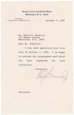Lot #274 Supreme Court Justices Group Lot - Image 3