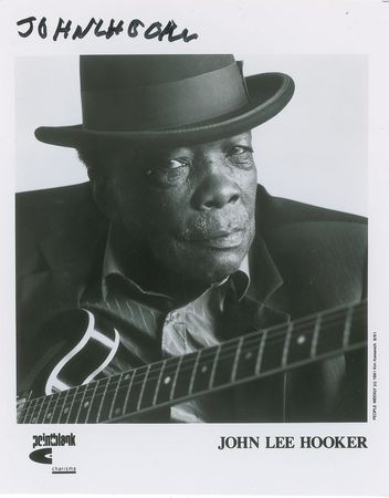 Lot #663 John Lee Hooker Signed Photographs - Image 1
