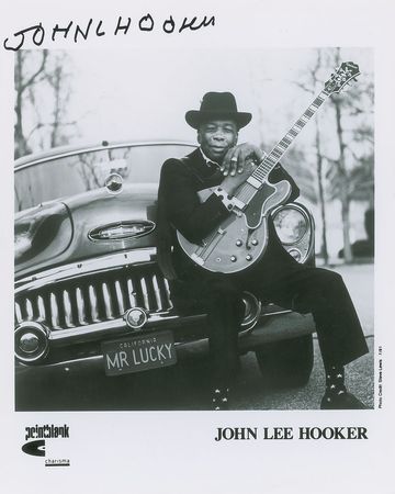 Lot #663 John Lee Hooker Signed Photographs - Image 2