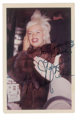 Lot #772 Jayne Mansfield Signed Photographs - Image 3