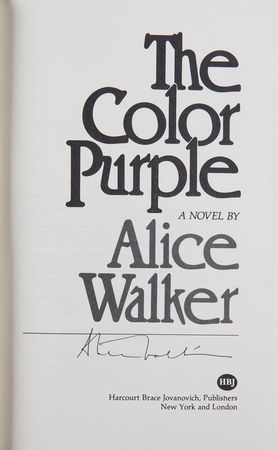 Lot #573 Alice Walker Book - Image 1