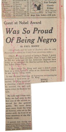Lot #120 Martin Luther King, Jr: Extraordinary 1964 Nobel Peace Prize program signed by the recipient, Dr. Martin Luther King, Jr. - Image 8