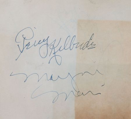 Lot #756 Entertainers: Sought-after autograph collection featuring Holiday, Hitchcock, and Karloff - Image 3