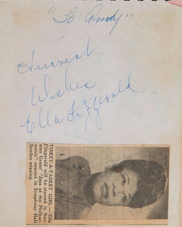 Lot #756 Entertainers: Sought-after autograph collection featuring Holiday, Hitchcock, and Karloff - Image 10