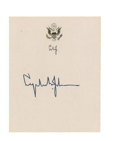 Lot #80 Lyndon B. Johnson Bookplate - Image 1