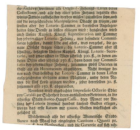 Lot #249 Maria Theresa Partial Signed Document - Image 2