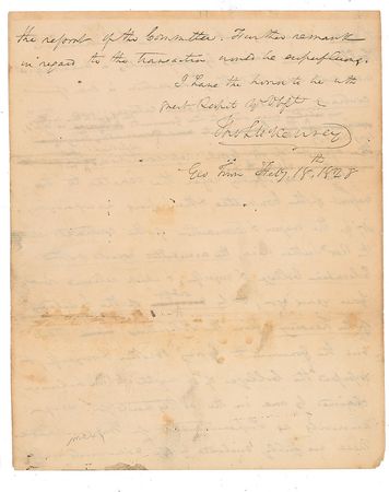 Lot #252 Thomas McKenney Handwritten Letter Signed - Image 4