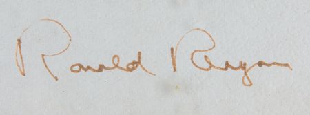 Lot #48 Ronald Reagan Signed Photograph - Image 2