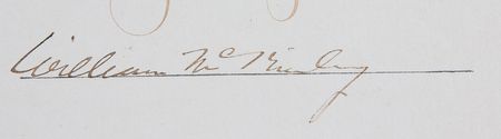 Lot #81 William McKinley Signed Document - Image 3