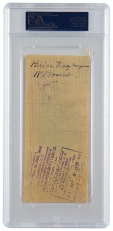 Lot #358 Ernie Pyle Check - Image 2