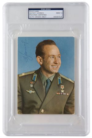 Lot #410 Alexei Leonov Signed Photograph - Image 1