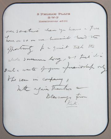Lot #795 Cecil Beaton Handwritten Letter Signed - Image 2