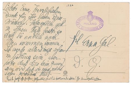 Lot #653 Arnold Schonberg Signed Note - Image 1