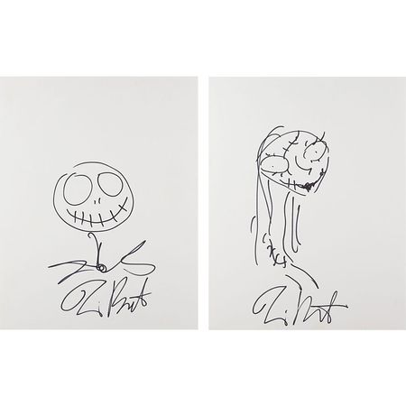 Lot #925 Tim Burton Sketches - Image 1