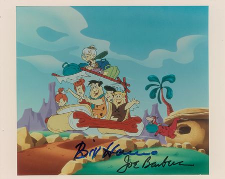 Lot #964 Bill Hanna and Joe Barbera Signed Photographs - Image 1
