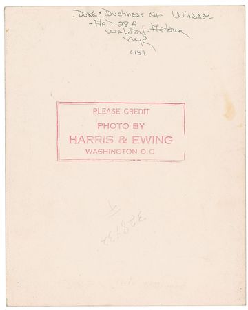 Lot #183 Duke and Duchess of Windsor Signed Photograph - Image 2
