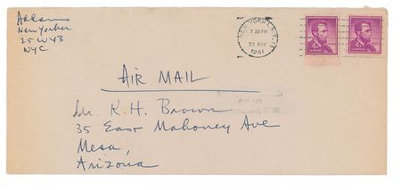 Lot #448 Charles Addams: Addams sketches Uncle Fester - Image 3