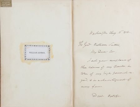 Lot #285 Daniel Webster: 